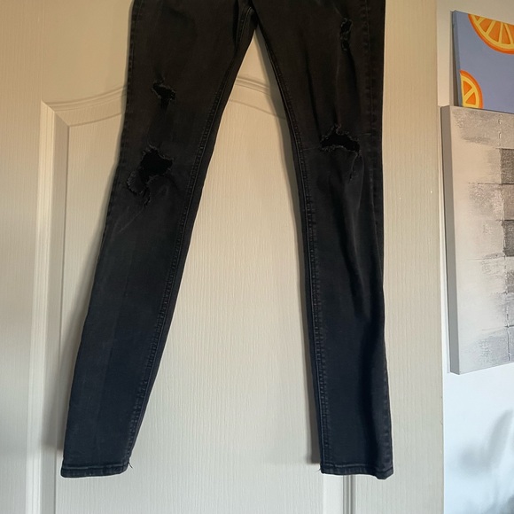 Silver Skinny Jeans - Picture 2 of 3